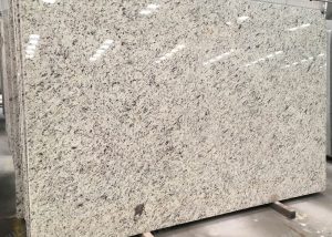 rose white granite slab
