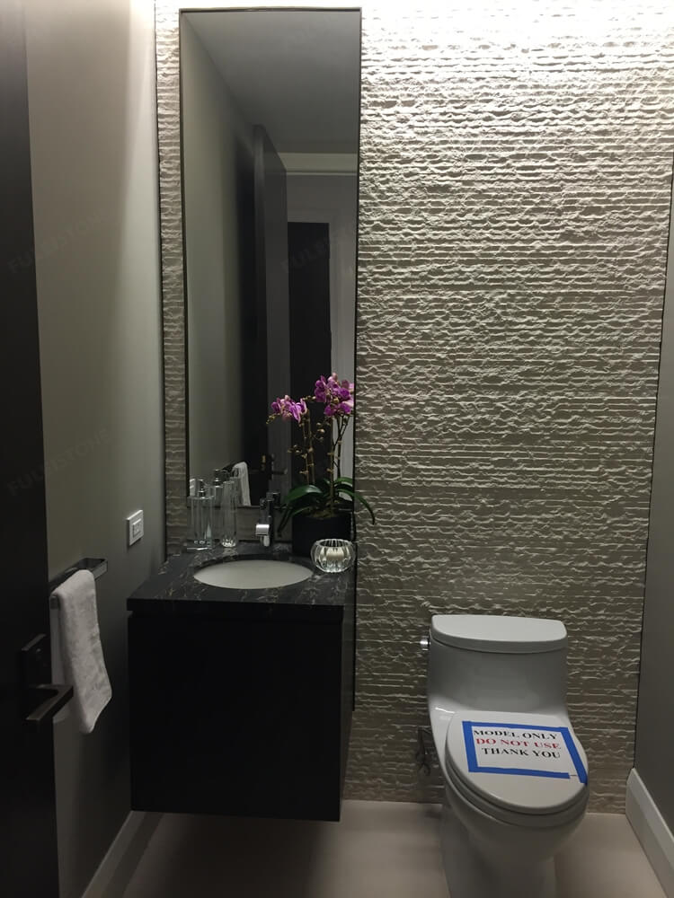 Chiseled Limestone Tiles for bath room