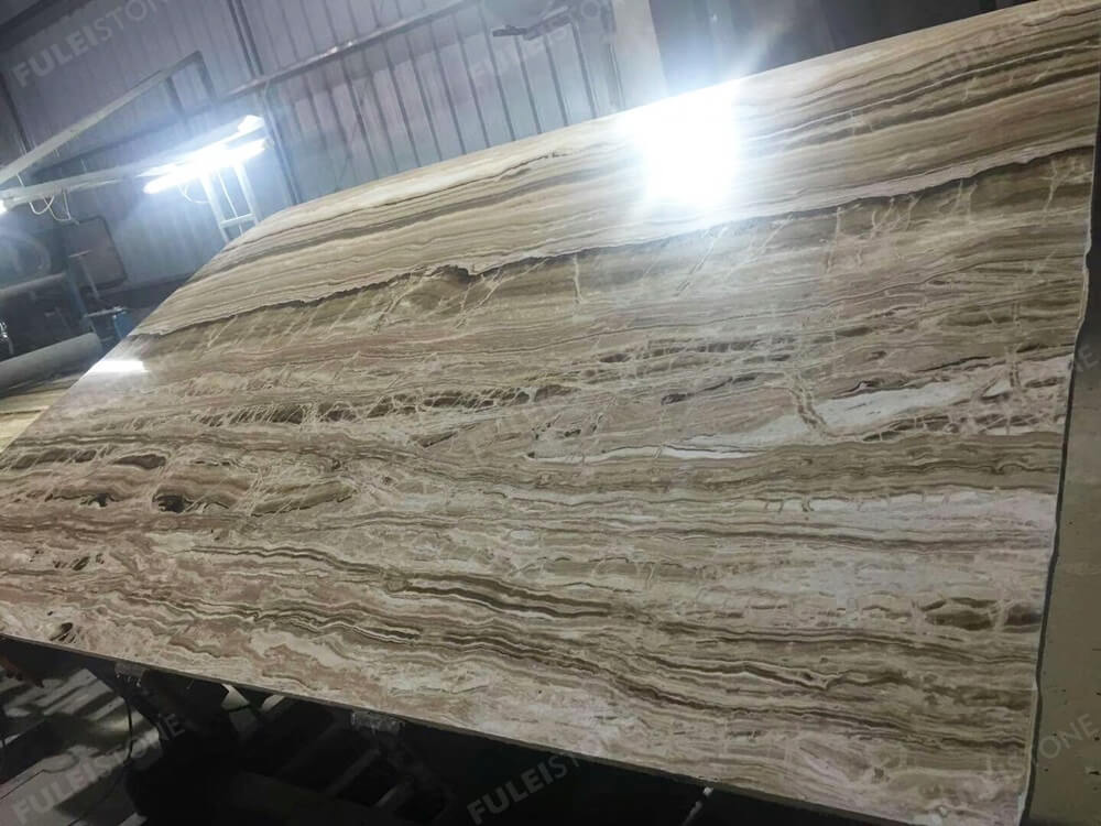Wooden Onyx Slab High Polished