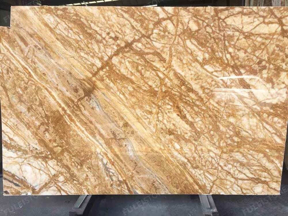 Amber Gold Marble
