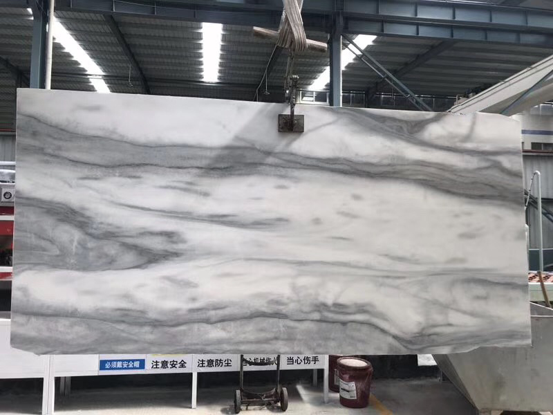 HJ18044 Cloudy Misty Marble Stone in Polished