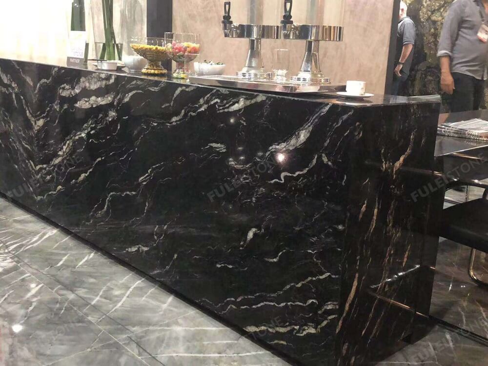 Titanium Black Granite Countertop