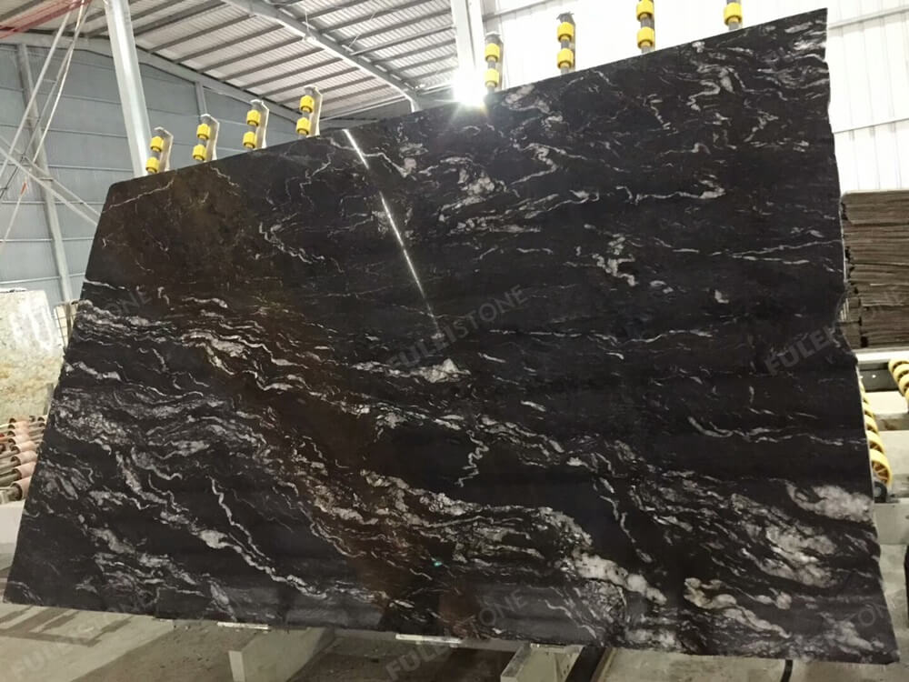 Titanium Black Granite Polished