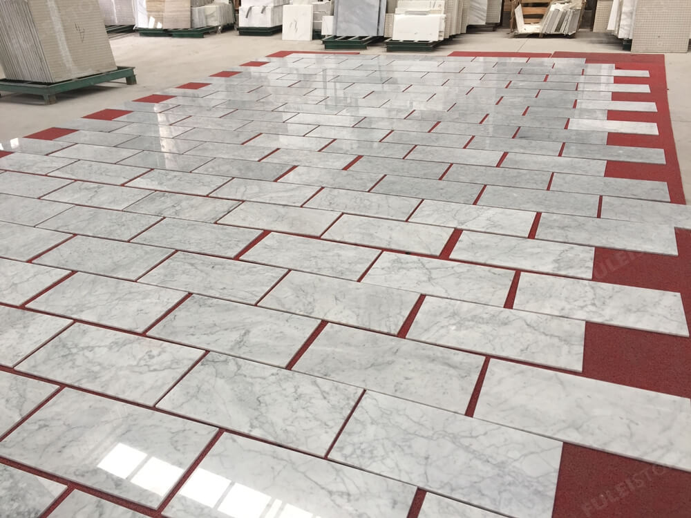 carrara marble floor