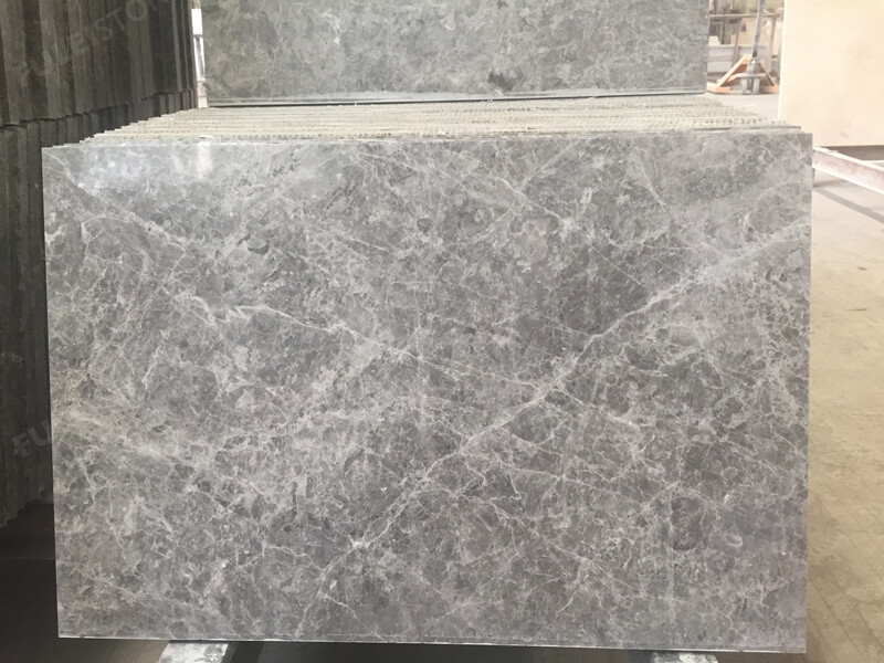 Sawn cut marble tile
