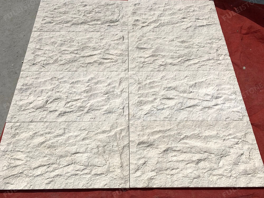 white limestone tile
