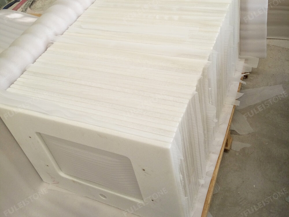 Crystal White Marble Packing