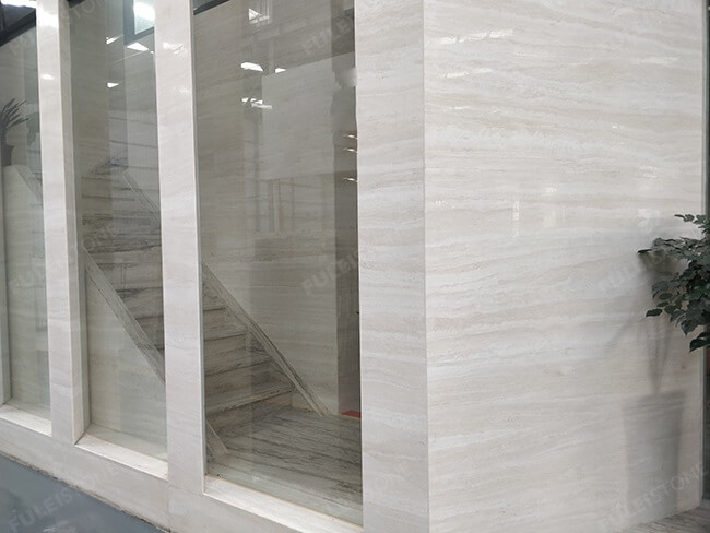 project case of white travertine close up (1)