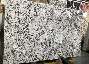 polished everest white granite big slabs (3)