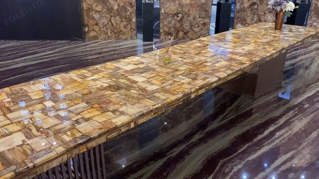 Agate stone table tops (2)