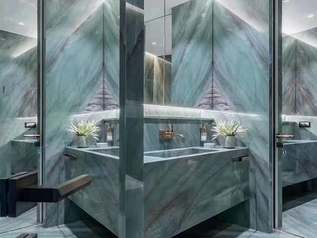 aqua quartzite bathroom decoration (2)