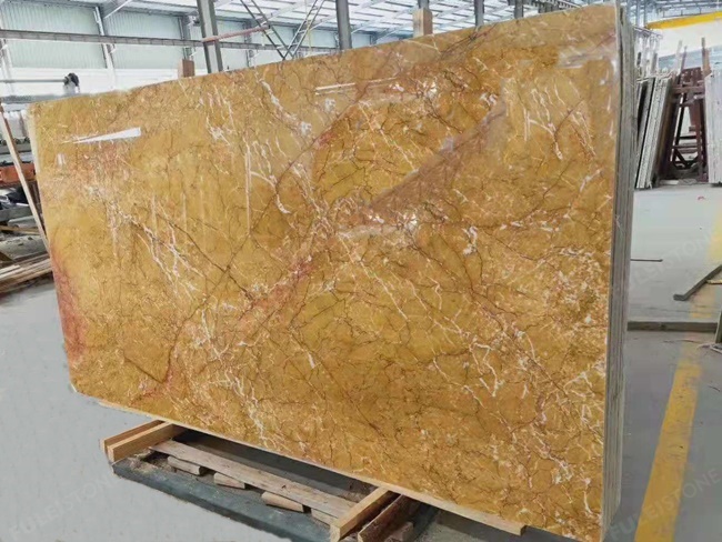 crema valencia marble in packing