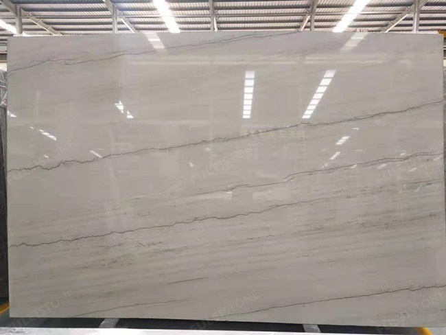Classic White Quartzite with slopping veins