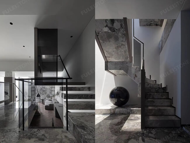 Vuca Grey Marble for Stairs (2)