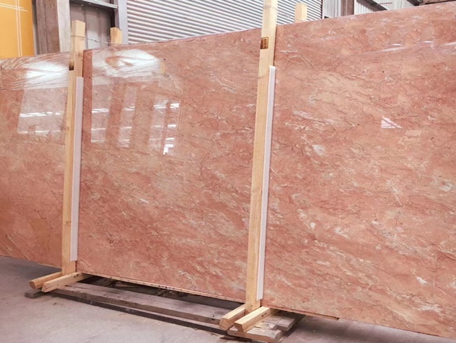 Diana Rose Marble big slabs in factory