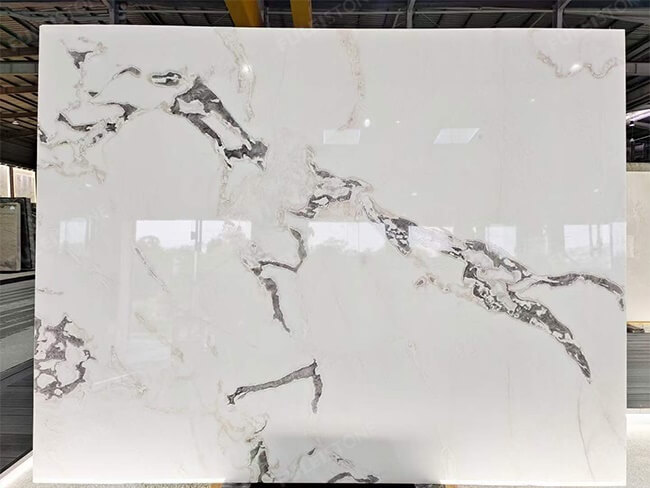 Dover White Marble slabs for interior