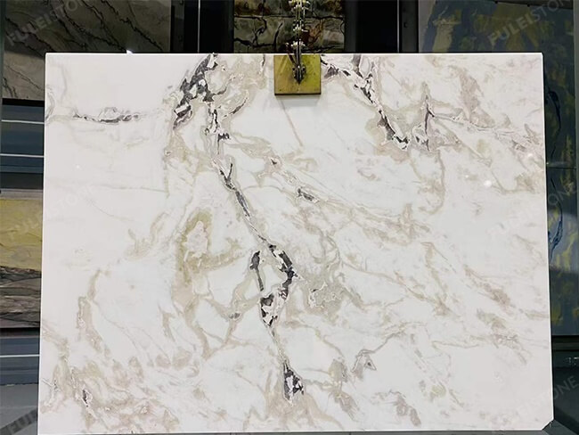 Dover White Marble slabs for wholesale
