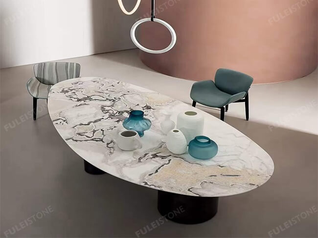 Dover White Marble table tops