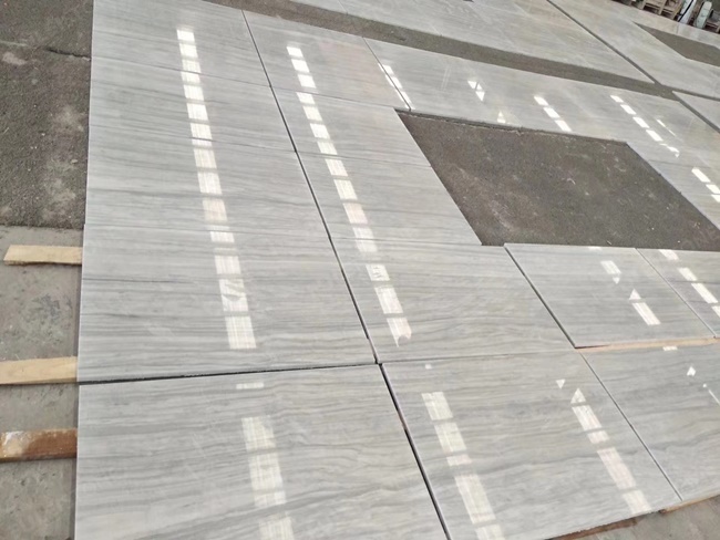 Nestos Grey Marble end-matched