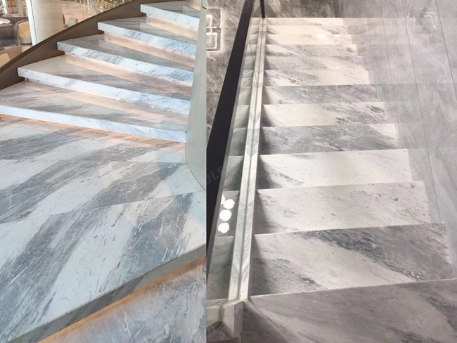 Elba blue marble stairs