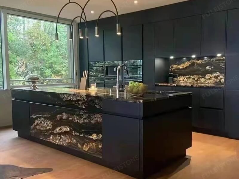 black fusion granite kitchen countertops (6)