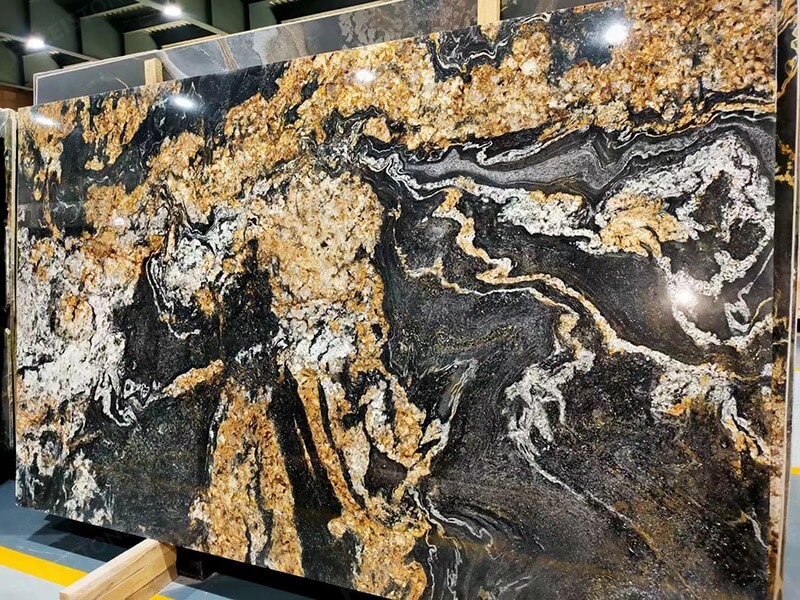 black fusion granite slab (11)