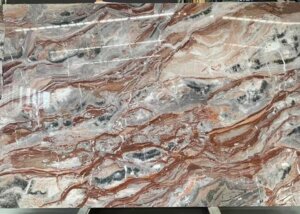Arabescato Orobico Rosso Marble Slabs for Wholesale