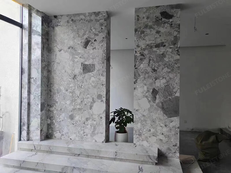breccia grey marble wall decoration (1)