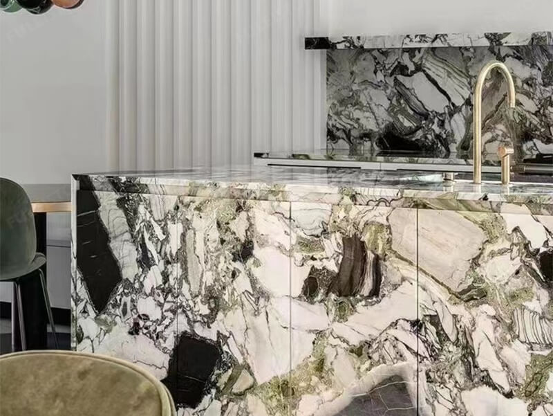 primavera marble kitchen countertop