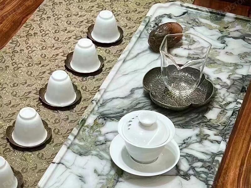 primavera marble tea tray