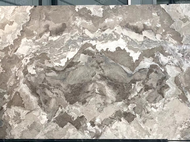 brown color camouflage marble slabs (2)