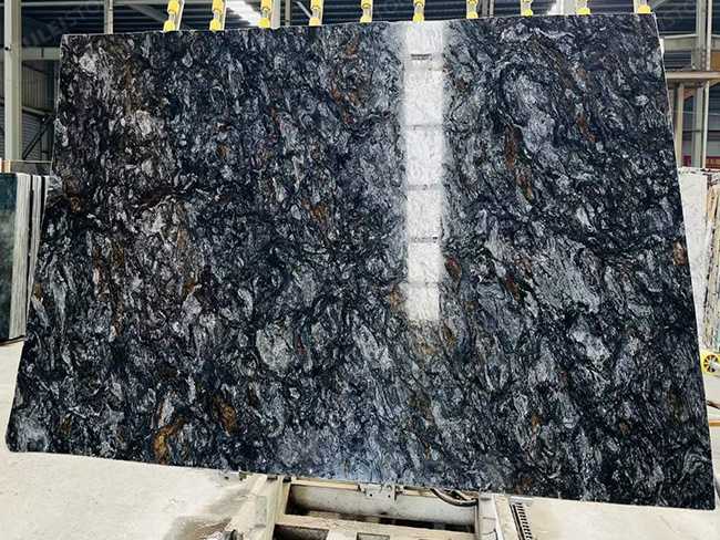Lethered Metalicus Granite big slabs